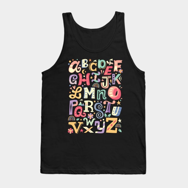 Alphabet Tank Top by risarodil